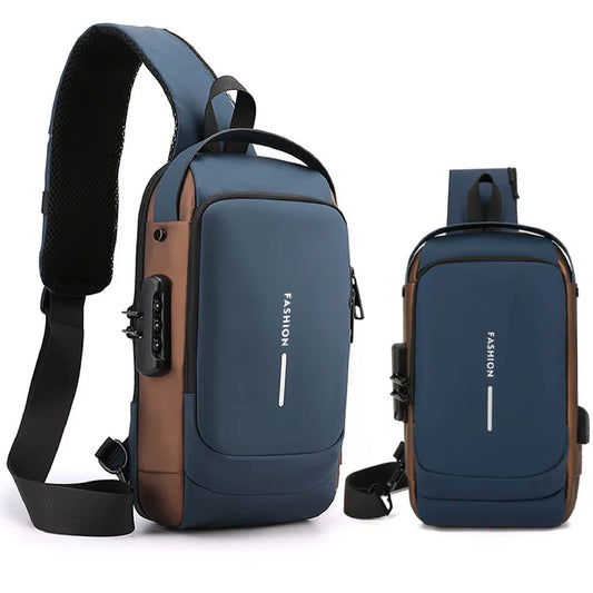 Bolso Morral Anti Robo Impermeable USB